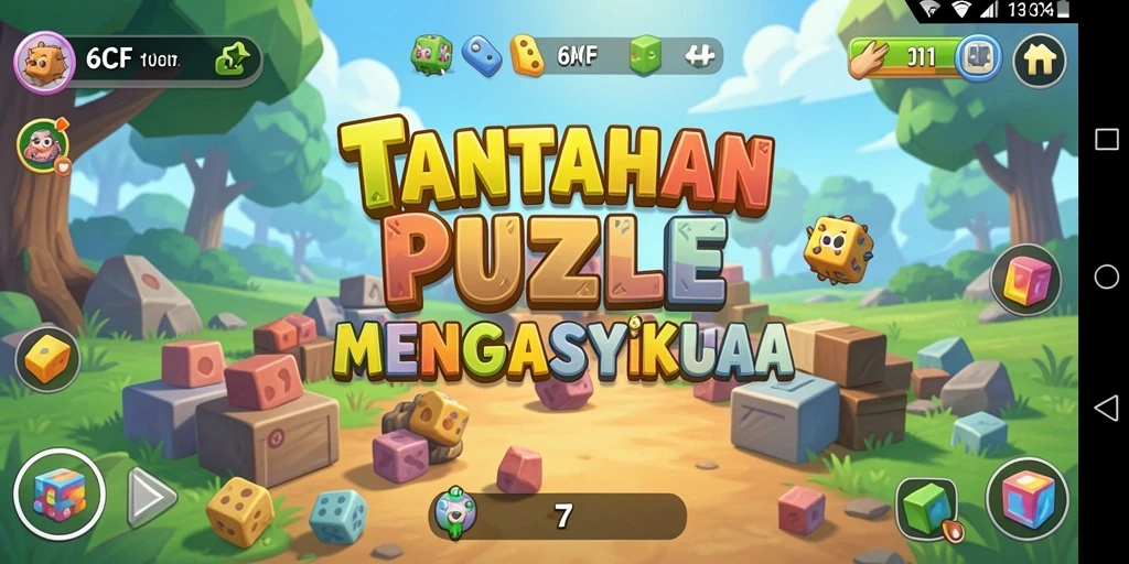 Screenshot gameplay 6CF yang penuh tantangan dan strategi.