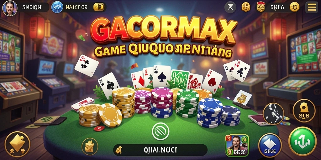 Tampilan gameplay QiuQiu yang seru dan menenangkan.