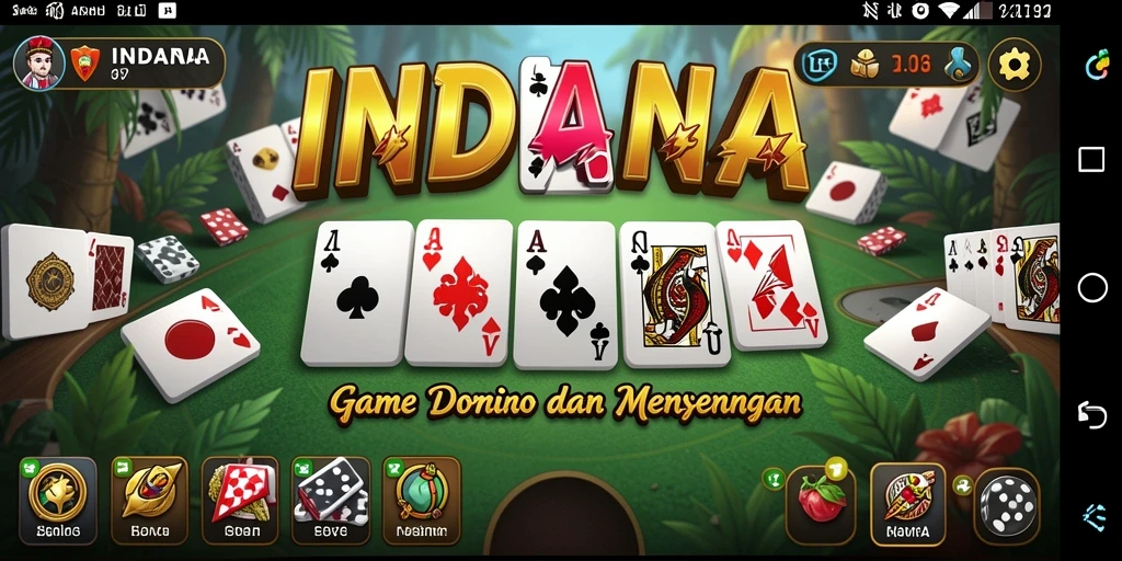 Tampilan utama screenshot <strong>INDAAA</strong> menampilkan gameplay domino yang seru dan interaktif.