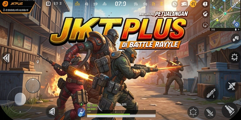 Tampilan gameplay menyenangkan dalam JKTPLUS dengan berbagai aksi seru.