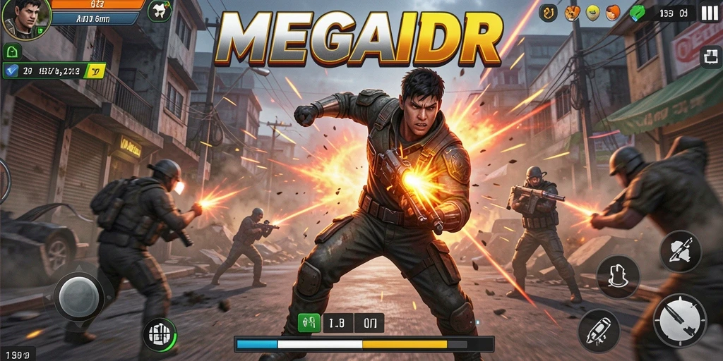 Gameplay seru dan mendebarkan dari MEGAIDR.