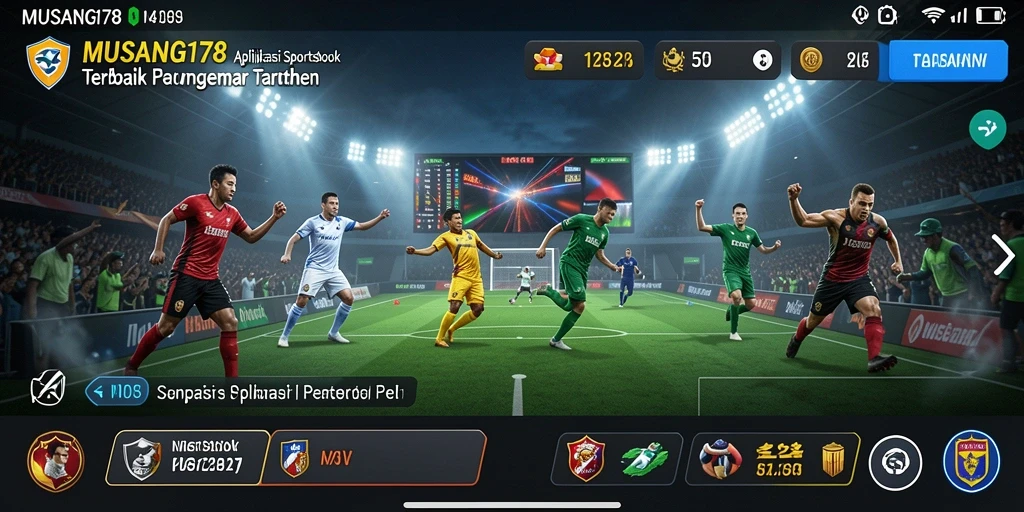 Tampilan menarik dari gameplay Sportsbook MUSANG178.