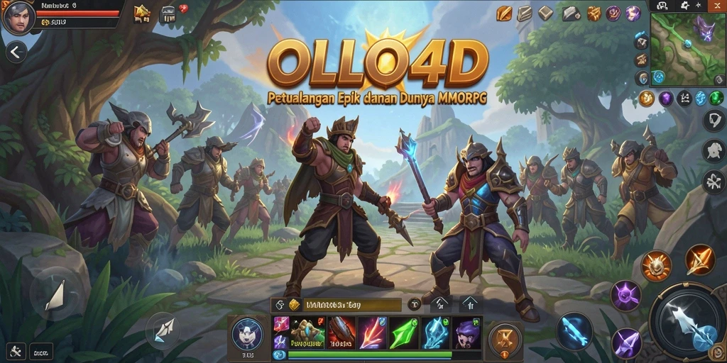 Gameplay seru dalam OLLO4D dengan karakter yang unik.