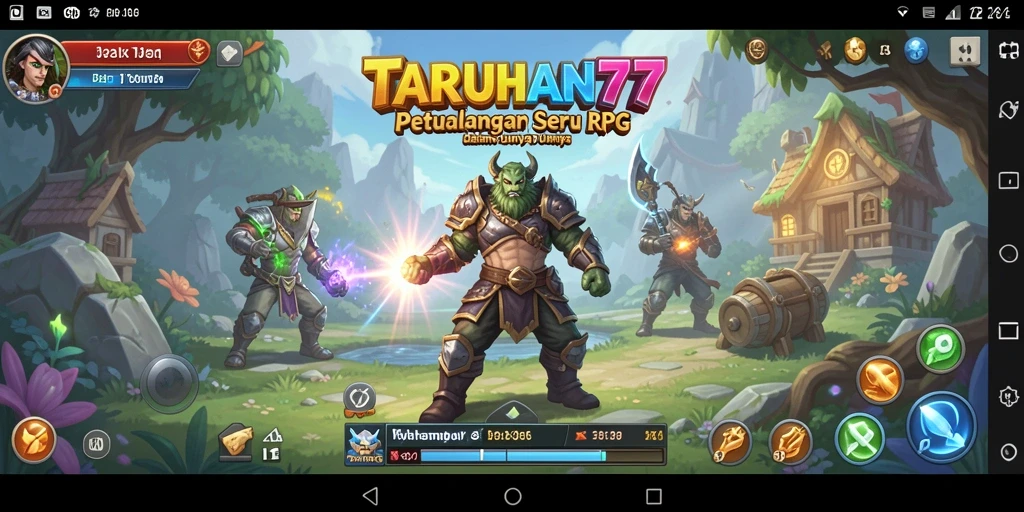 Tampilan gameplay seru dalam TARUHAN77 yang penuh aksi.